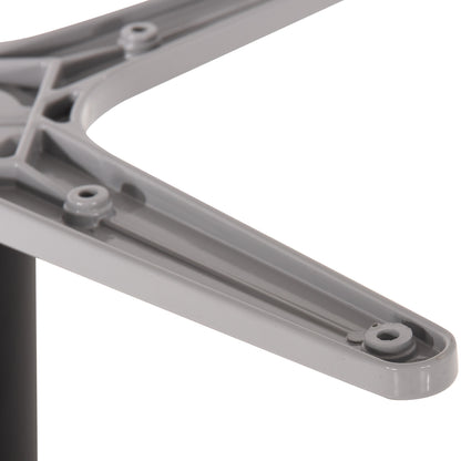 TABLE BASE ALUMINUM HM476.20 ROUND IN GREY 48x48cm CROSS Φ45Χ72Hcm.