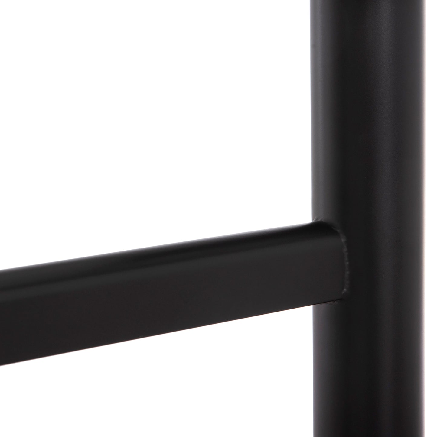 BASE FOR TABLE HM461.11 ALUMINUM DOUBLE IN MATTE BLACK WITH HEIGHT ADJUSTERS 100Χ60Χ73Hcm.