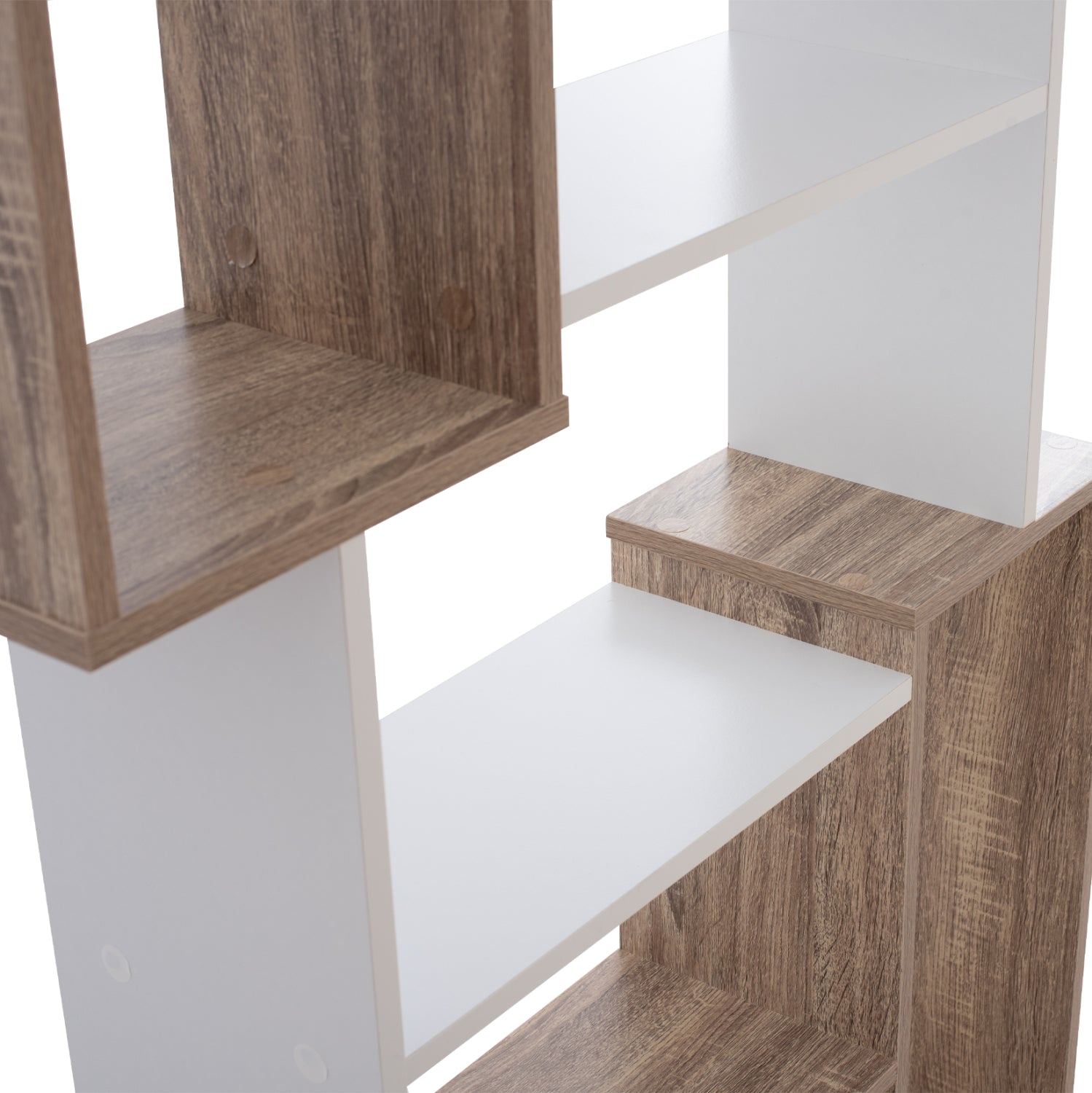 BOOKCASE  SHAY HM8768.01 85X22X140 WHITE