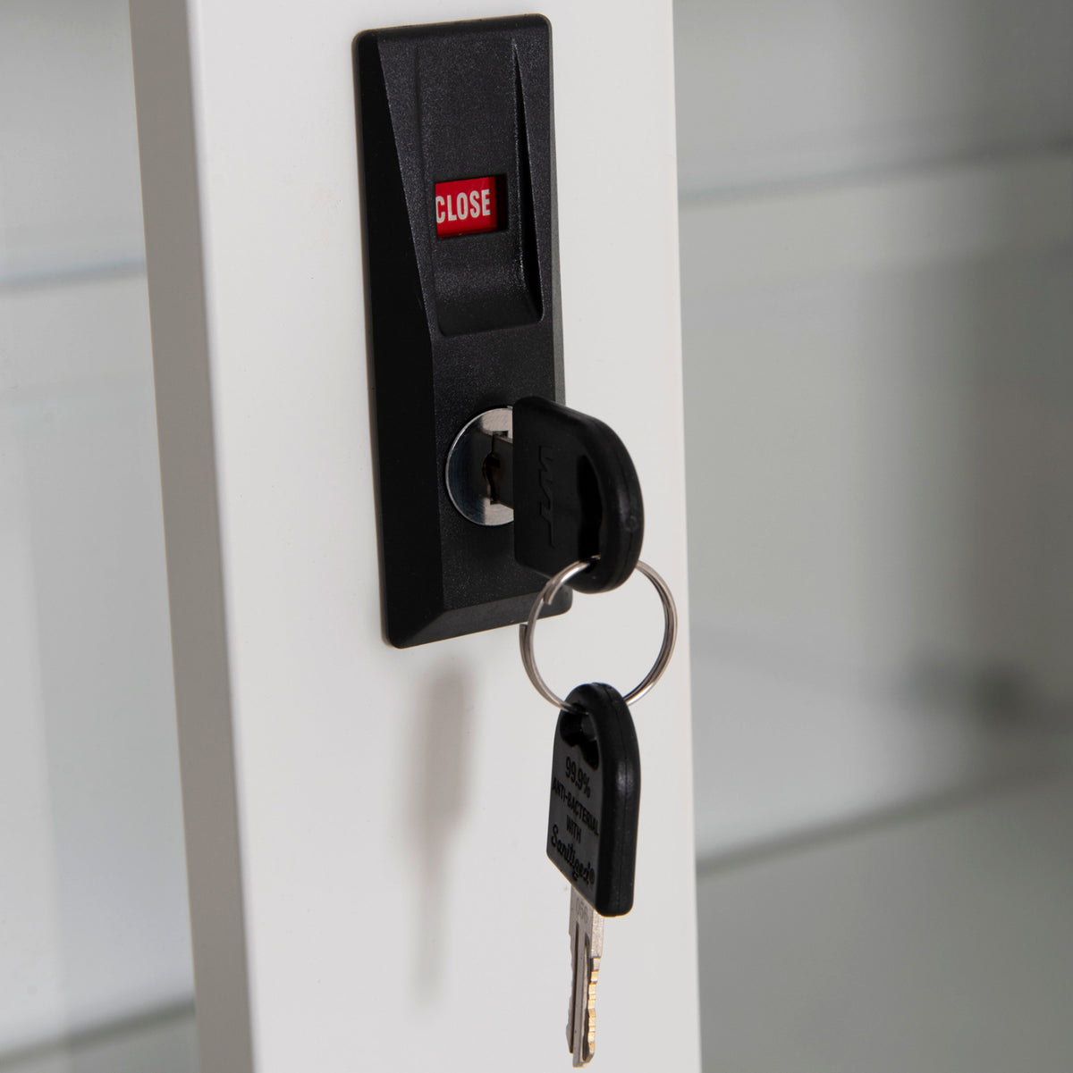 ΒΙΒΛΙΟΘΗΚΗ ΜΕ ΣΥΡΟΜΕΝΕΣ ΠΟΡΤΕΣ SIDER HM6632.02 ΜΕΤΑΛΛΙΚΗ ΛΕΥΚΗ 90x40x185Υεκ