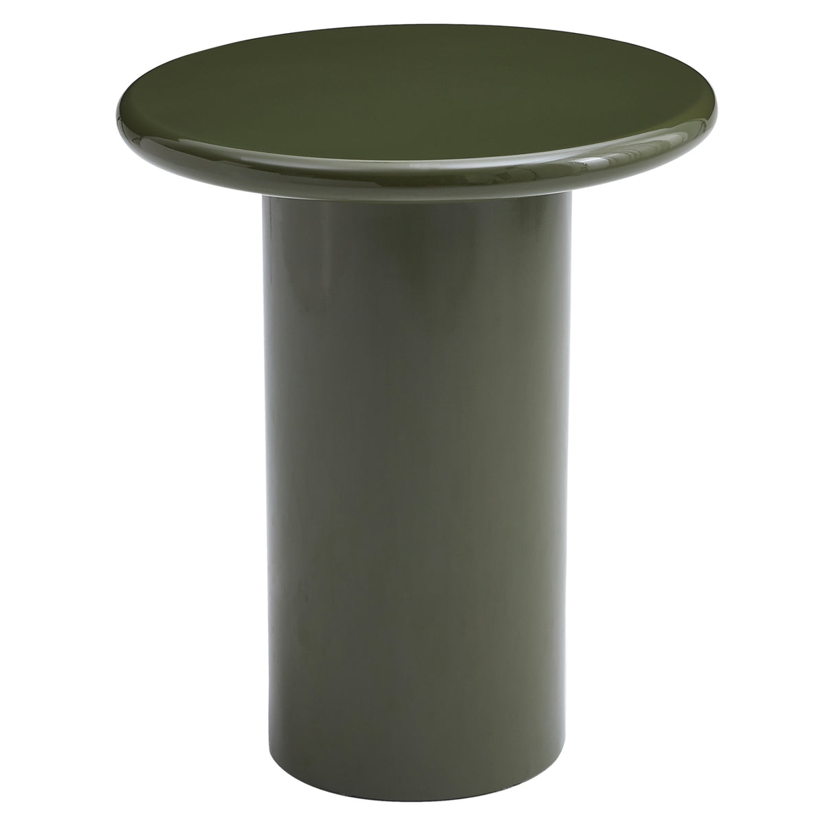 ΒΟΗΘΗΤΙΚΟ ΤΡΑΠΕΖΑΚΙ SOLNA HM18455.07 MDF ΣΕ GLOSSY ΠΡΑΣΙΝΟ Φ50x59Υεκ