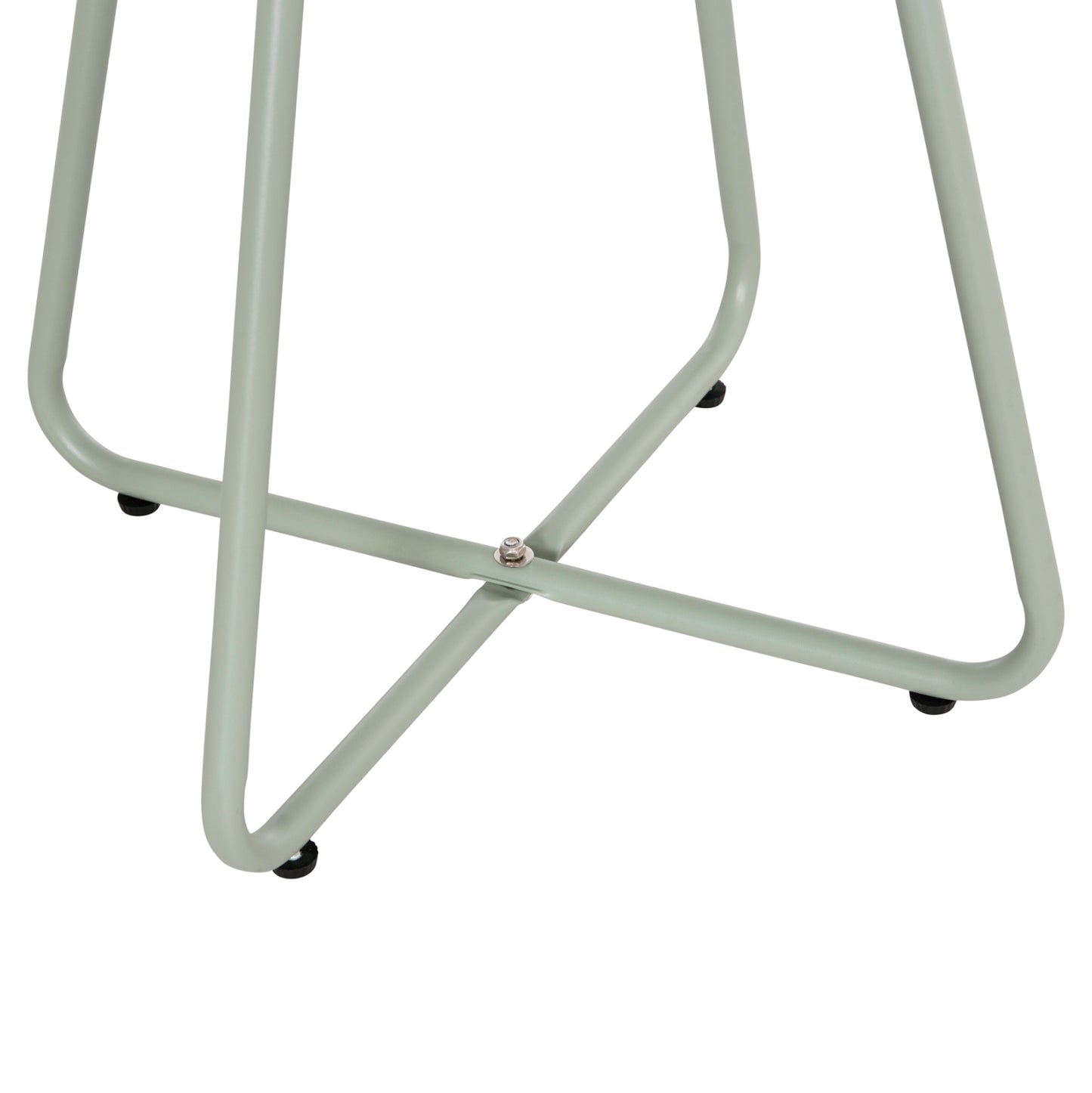 SIDE TABLE ROUND SAMMON HM6271.06 METAL IN PISTACHIO GREEN COLOR Φ45x50Hcm.
