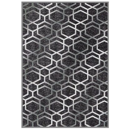JOSIANE HM7675.31 160X230cm, grey-silver with fringes