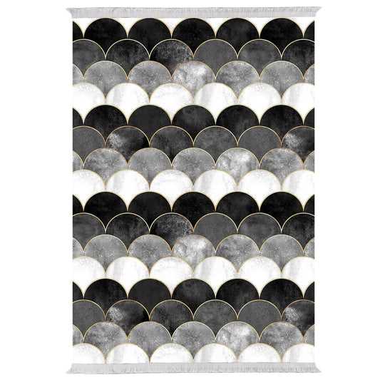 LIVING ROOM CARPET WITH FRINGES JOSIANE HM7675.33 MULTICOLOR 160X230