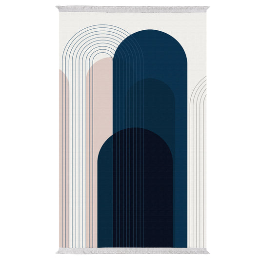 LIVING ROOM CARPET WITH FRINGES JOSIANE HM7677.49 MULTICOLOR 120X170