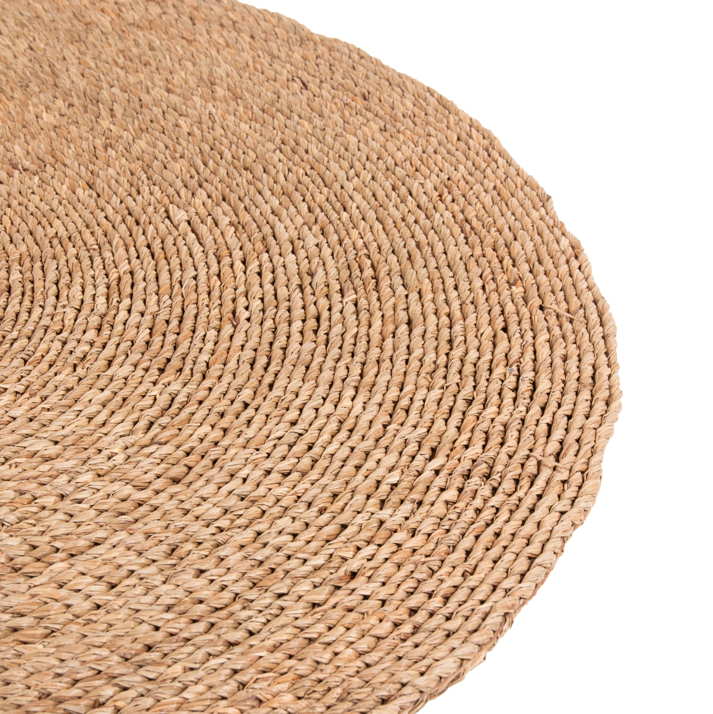 ROUND RUG CRATER HM7848 MENDONG GRASS IN NATURAL COLOR Φ120cm.