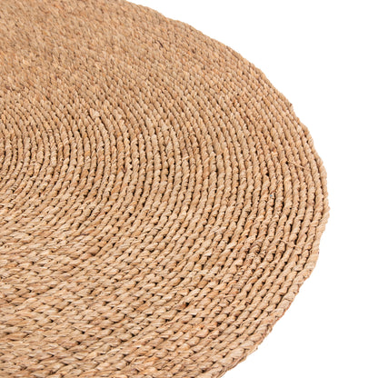ROUND RUG CRATER HM7847 MENDONG GRASS IN NATURAL COLOR Φ100cm.