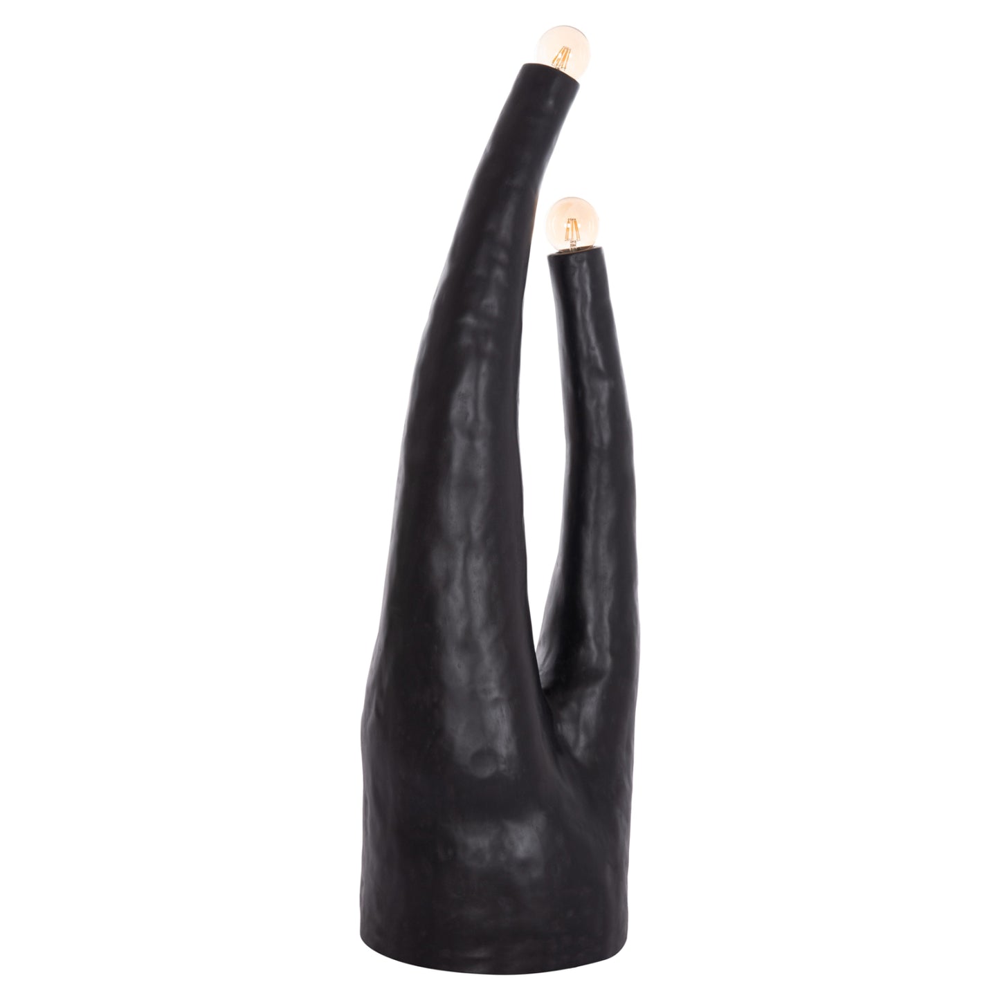 DECORATIVE FLOOR LAMP TUSKEN HM4702.01 FIBER CEMENT-BLACK 50x43x145Hcm.