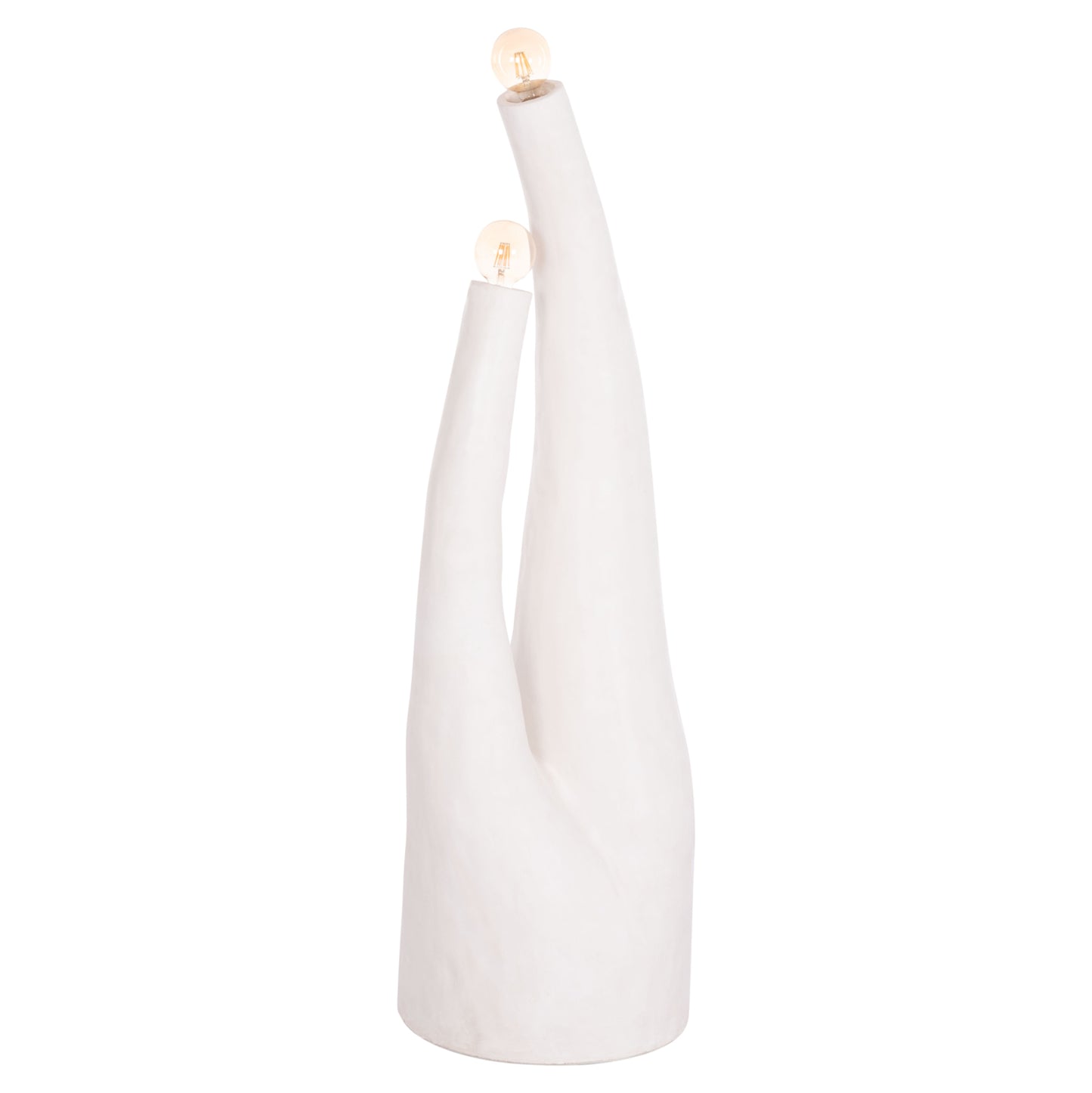 DECORATIVE FLOOR LAMP TUSKEN HM4702.02 FIBER CEMENT-WHITE 50x43x145Hcm.