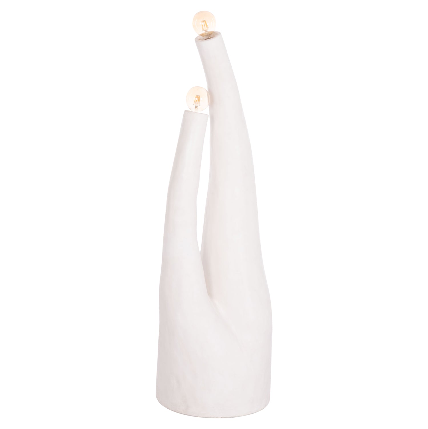 DECORATIVE FLOOR LAMP TUSKEN HM4702.02 FIBER CEMENT-WHITE 50x43x145Hcm.