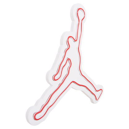 WALL DECORATION ILLUMINATED (LED) HM4651 BASKETBALL LEGEND FIGURE 40x2x39,5Hcm.