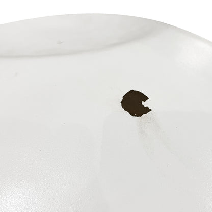 ROUND COFFEE TABLE BOWL HM8717.23 WHITE WITH ACACIA WOOD TOP Φ91x38,5Hcm. Β'RATED