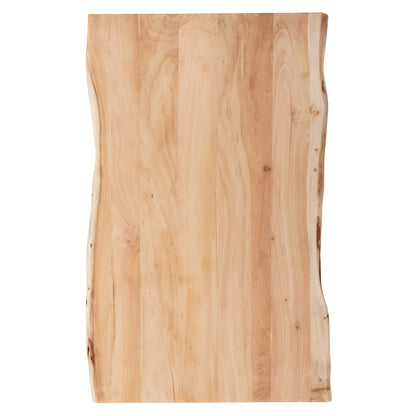TABLETOP-SOLID ACACIA WOOD HM8465.21 NATURAL WOOD COLOR 140x80x4(thickness) cm.