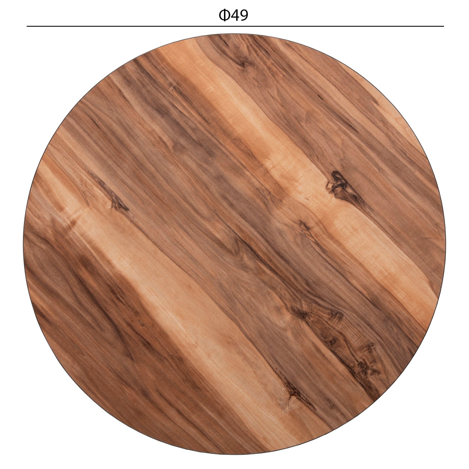 HPL TABLETOP HM5841.10 INDIAN SHESMAN Φ60cm. THICKNESS 12mm