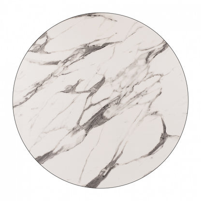 ΕΠΙΦΑΝΕΙΑ ΤΡΑΠΕΖΙΟΥ HPL HM5842.11 MARBLE WHITE-GREY Φ69 εκ. ΠΑΧΟΥΣ 12mm.