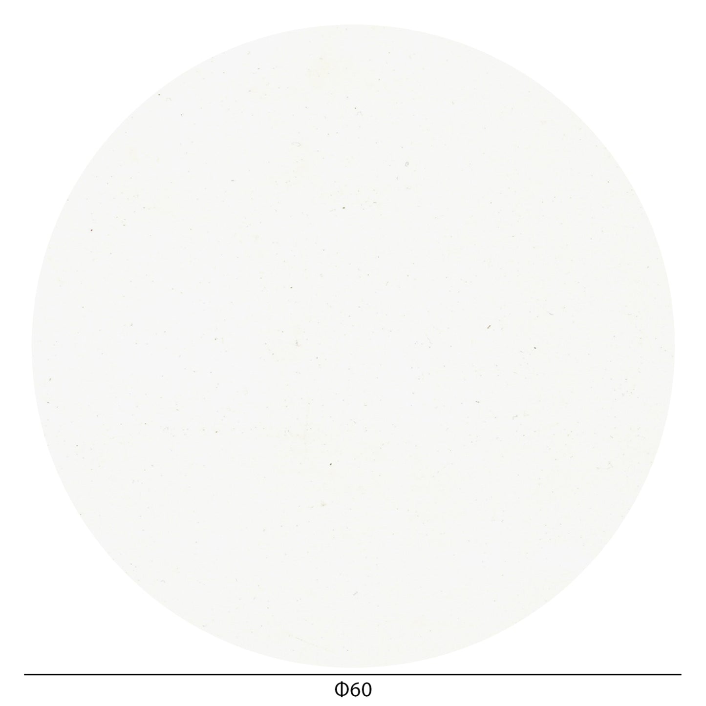 HPL TABLETOP HM5841.23 ROUND IN WHITE Φ60cm.