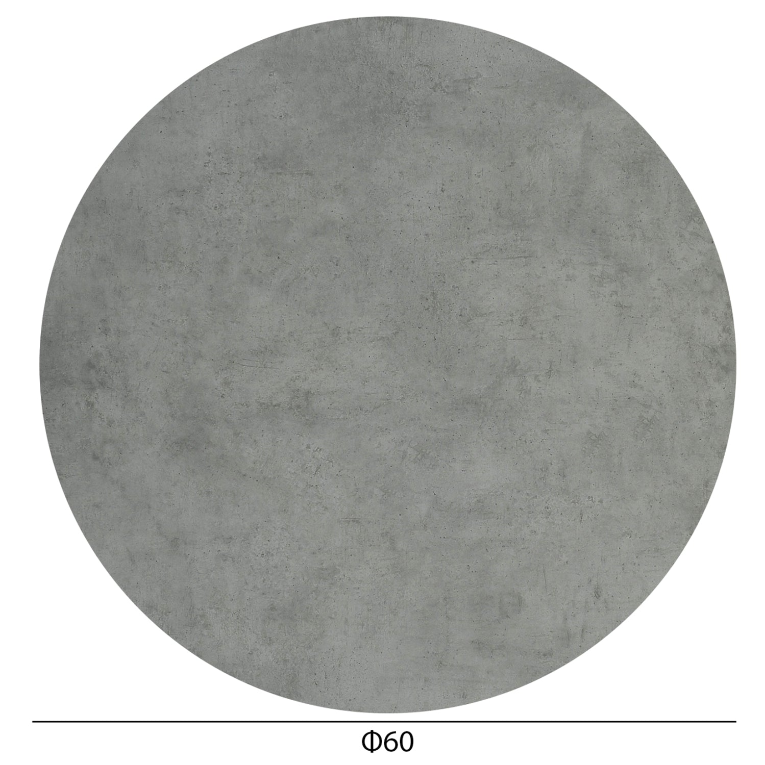 HPL TABLETOP HM5841.32 ROUND IN CEMENT Φ60cm.