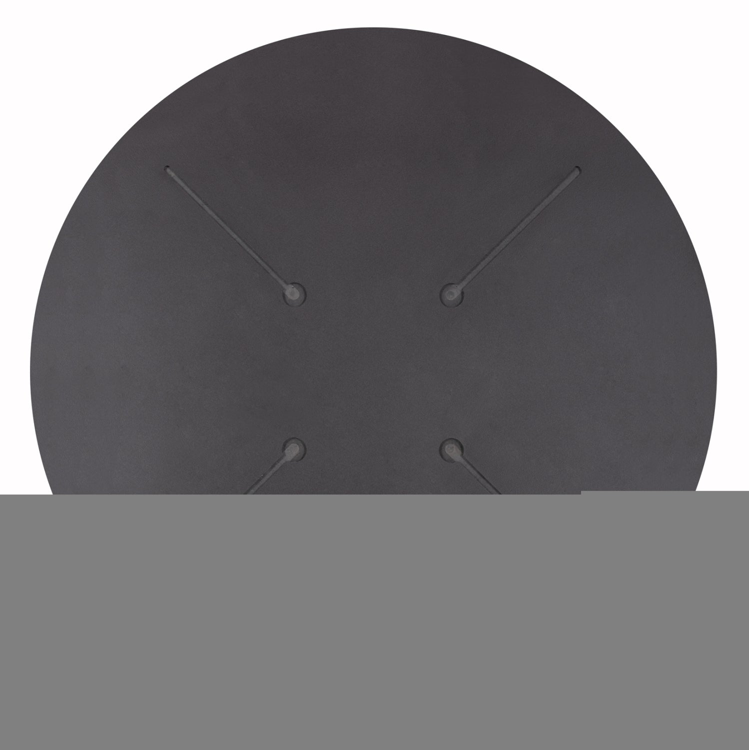 HPL TABLETOP HM5841.31 ROUND IN WHITE MARBLE Φ60cm.