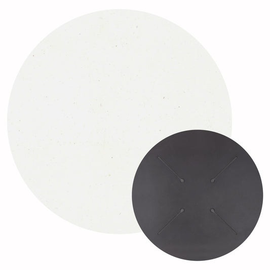 HPL TABLETOP ΗΜ5841.22 ROUND IN WHITE Φ60cm.