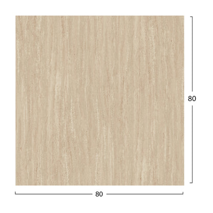 SQUARE HPL TABLETOP HM5839.35 TRAVERTINE STONE COLORING 80x80cm.