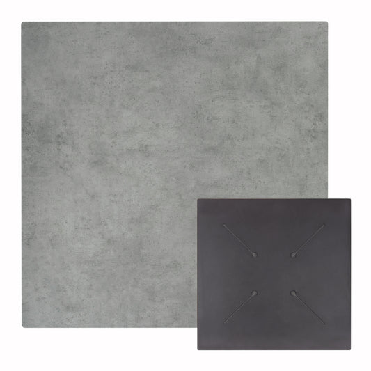 HPL TABLETOP HM5837.32 SQUARE IN CEMENT COLOR 60X60cm