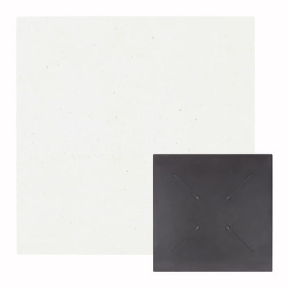 HPL TABLETOP HM5837.23 SQUARE IN WHITE COLOR 60X60cm