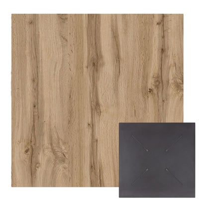 SQUARE HPL TABLETOP HM5838.36 SONAMA OAK 70x70cm.