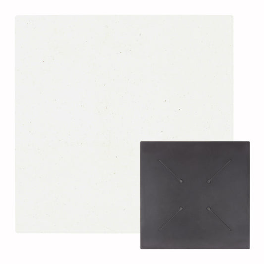 HPL TABLETOP HM5837.22 SQUARE IN WHITE COLOR 60X60cm