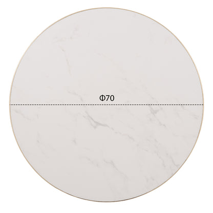 ΕΠΙΦΑΝΕΙΑ ΤΡΑΠΕΖΙΟΥ SINTERED STONE HM6653.12 ΜΕ ΠΛΑΙΣΙΟ ALU ΧΡΥΣΟ Φ70εκ.