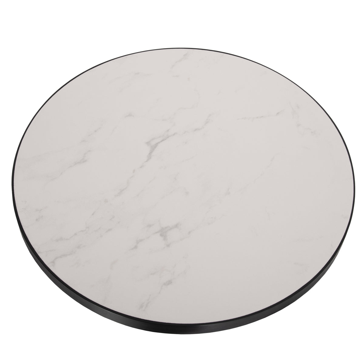 ΕΠΙΦΑΝΕΙΑ ΤΡΑΠΕΖΙΟΥ SINTERED STONE HM6653.02 ΜΕ ΠΛΑΙΣΙΟ ALU ΜΑΥΡΟ Φ70εκ.