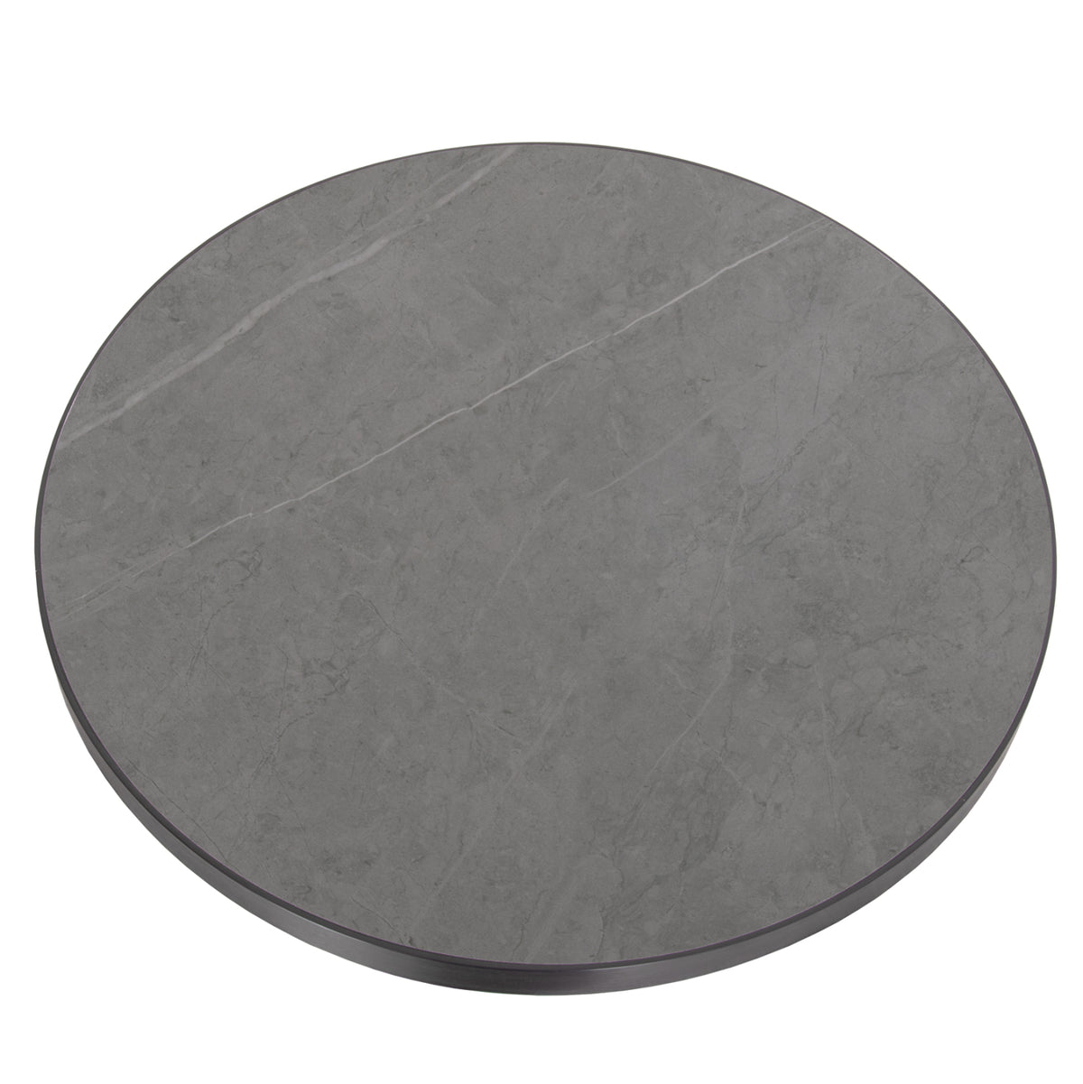 ΕΠΙΦΑΝΕΙΑ ΤΡΑΠΕΖΙΟΥ SINTERED STONE HM6652.05 ΜΕ ΠΛΑΙΣΙΟ ALU ΓΚΡΙ Φ60εκ.