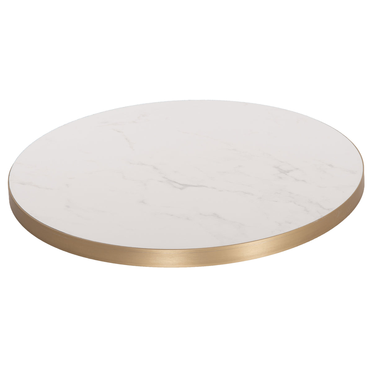 ΕΠΙΦΑΝΕΙΑ ΤΡΑΠΕΖΙΟΥ SINTERED STONE HM6652.12 ΜΕ ΠΛΑΙΣΙΟ ALU ΧΡΥΣΟ Φ60εκ.