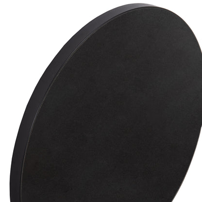 ΕΠΙΦΑΝΕΙΑ ΤΡΑΠΕΖΙΟΥ SINTERED STONE HM6652.01 ΜΕ ΠΛΑΙΣΙΟ ALU ΜΑΥΡO Φ60εκ.