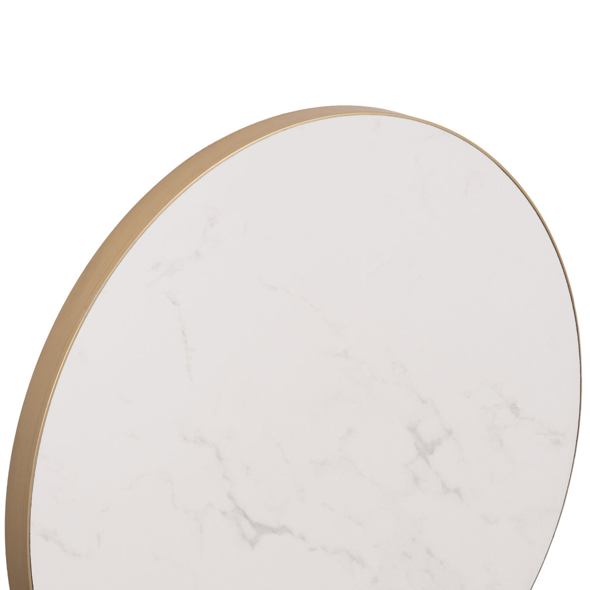 ΕΠΙΦΑΝΕΙΑ ΤΡΑΠΕΖΙΟΥ SINTERED STONE HM6652.12 ΜΕ ΠΛΑΙΣΙΟ ALU ΧΡΥΣΟ Φ60εκ.