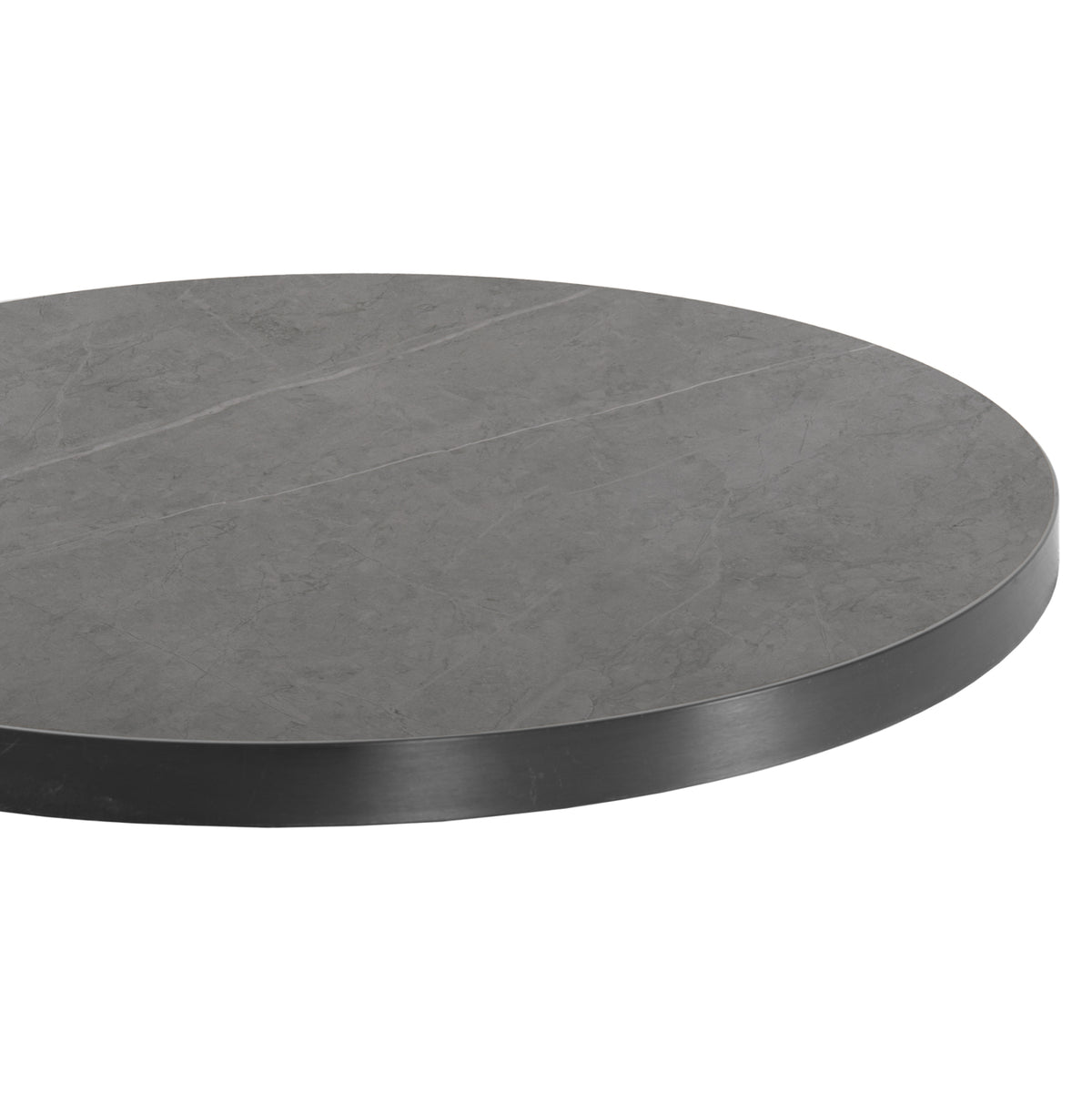 ΕΠΙΦΑΝΕΙΑ ΤΡΑΠΕΖΙΟΥ SINTERED STONE HM6653.05 ΜΕ ΠΛΑΙΣΙΟ ALU ΓΚΡΙ Φ70εκ.