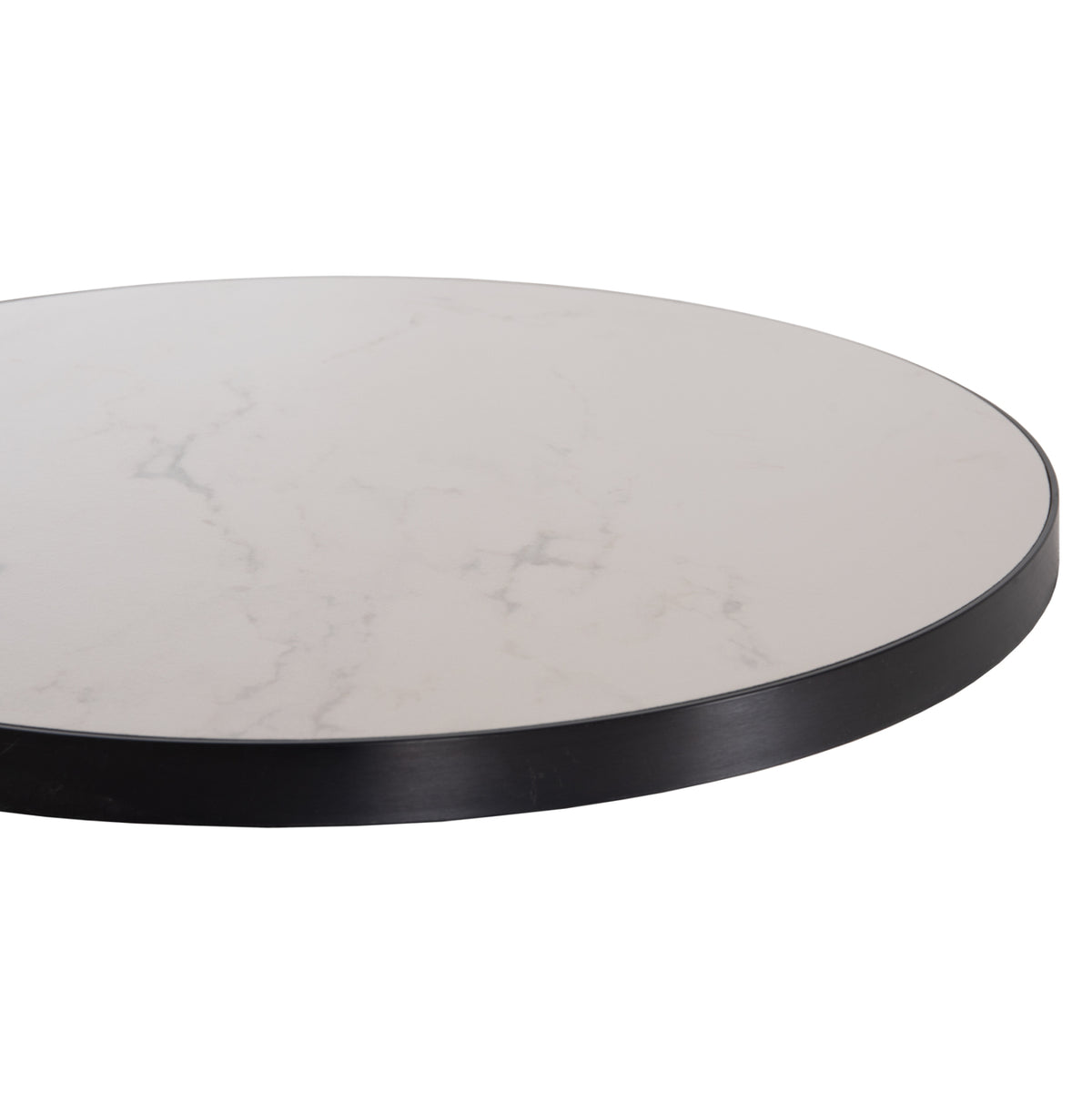ΕΠΙΦΑΝΕΙΑ ΤΡΑΠΕΖΙΟΥ SINTERED STONE HM6653.02 ΜΕ ΠΛΑΙΣΙΟ ALU ΜΑΥΡΟ Φ70εκ.