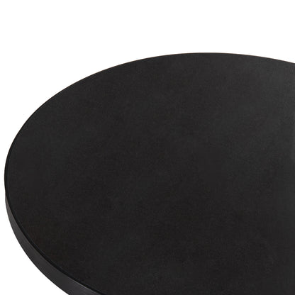 ΕΠΙΦΑΝΕΙΑ ΤΡΑΠΕΖΙΟΥ SINTERED STONE HM6652.01 ΜΕ ΠΛΑΙΣΙΟ ALU ΜΑΥΡO Φ60εκ.