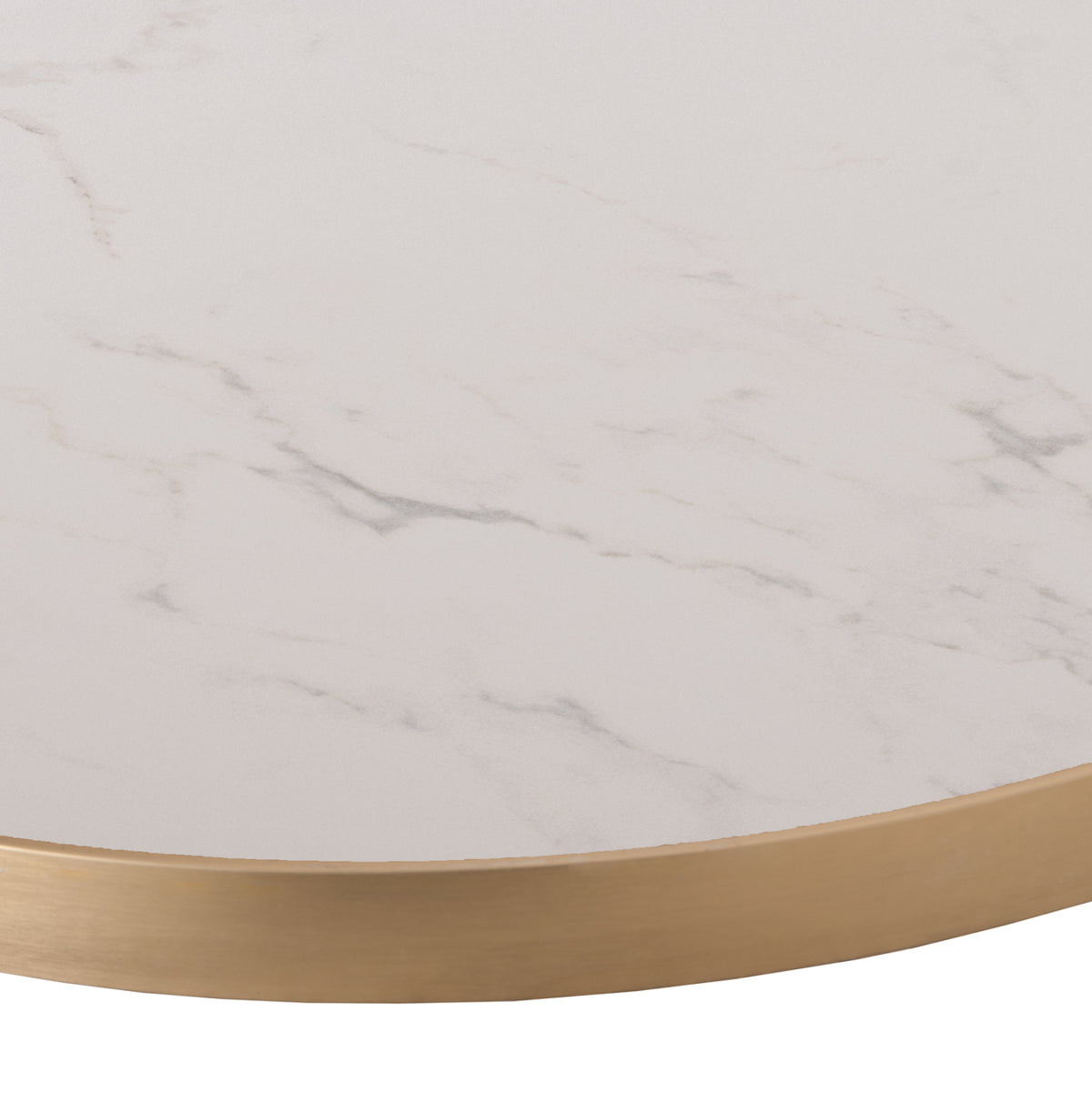 ΕΠΙΦΑΝΕΙΑ ΤΡΑΠΕΖΙΟΥ SINTERED STONE HM6653.12 ΜΕ ΠΛΑΙΣΙΟ ALU ΧΡΥΣΟ Φ70εκ.