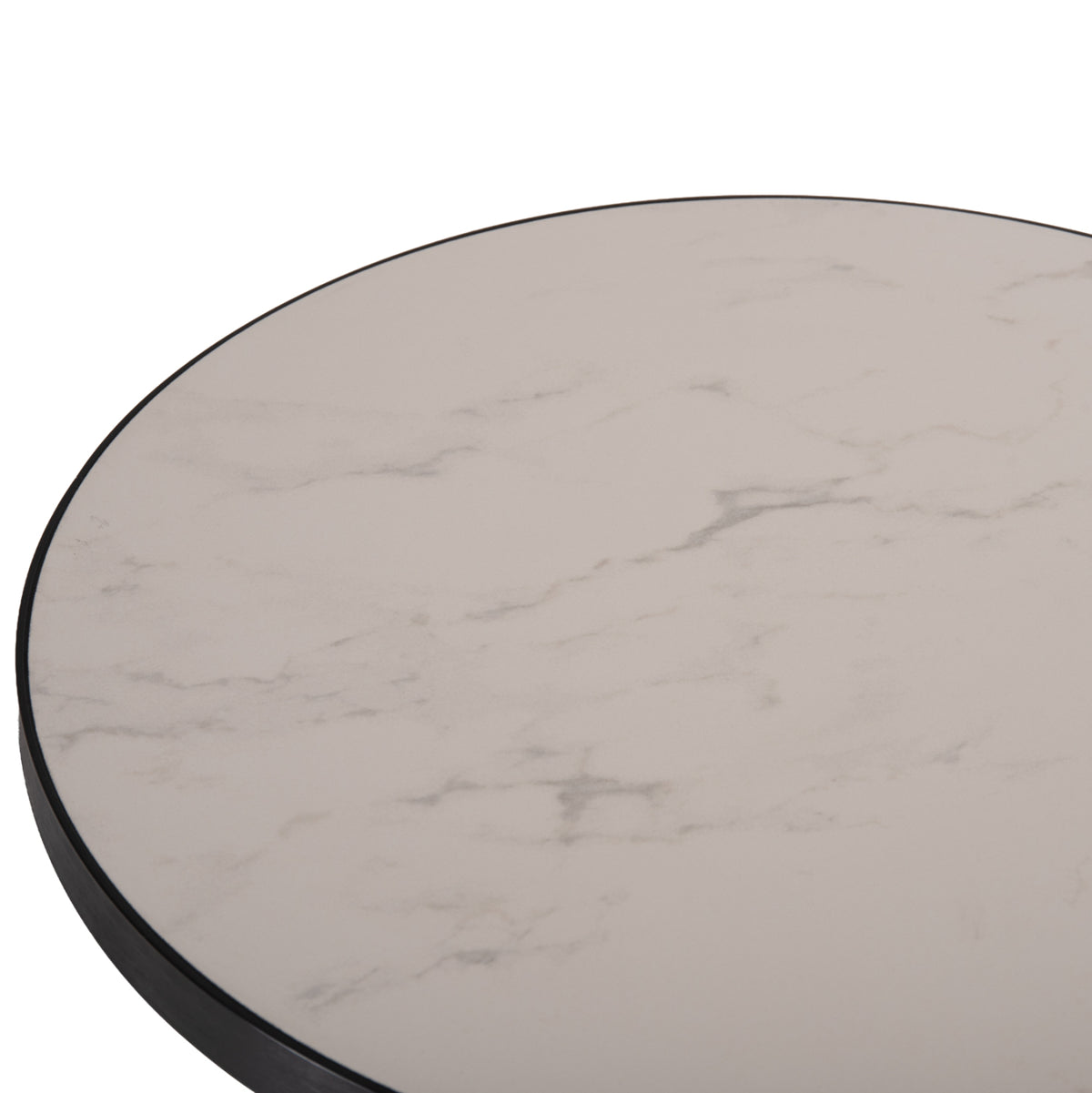 ΕΠΙΦΑΝΕΙΑ ΤΡΑΠΕΖΙΟΥ SINTERED STONE HM6652.02 ΜΕ ΠΛΑΙΣΙΟ ALU ΜΑΥΡΟ Φ60εκ.