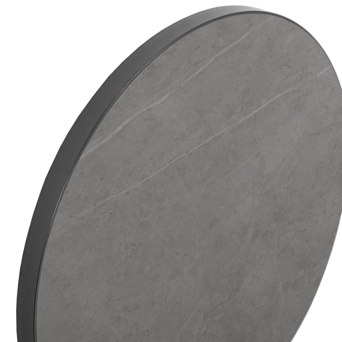ΕΠΙΦΑΝΕΙΑ ΤΡΑΠΕΖΙΟΥ SINTERED STONE HM6652.05 ΜΕ ΠΛΑΙΣΙΟ ALU ΓΚΡΙ Φ60εκ.