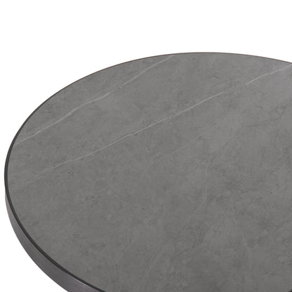 ΕΠΙΦΑΝΕΙΑ ΤΡΑΠΕΖΙΟΥ SINTERED STONE HM6652.05 ΜΕ ΠΛΑΙΣΙΟ ALU ΓΚΡΙ Φ60εκ.