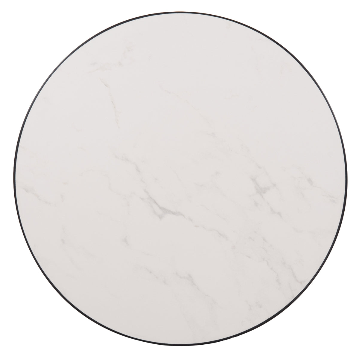 ΕΠΙΦΑΝΕΙΑ ΤΡΑΠΕΖΙΟΥ SINTERED STONE HM6652.02 ΜΕ ΠΛΑΙΣΙΟ ALU ΜΑΥΡΟ Φ60εκ.