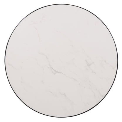 ΕΠΙΦΑΝΕΙΑ ΤΡΑΠΕΖΙΟΥ SINTERED STONE HM6652.02 ΜΕ ΠΛΑΙΣΙΟ ALU ΜΑΥΡΟ Φ60εκ.