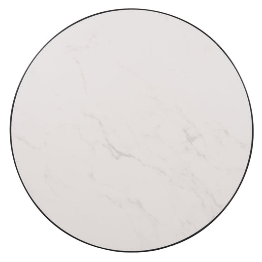 ΕΠΙΦΑΝΕΙΑ ΤΡΑΠΕΖΙΟΥ SINTERED STONE HM6652.02 ΜΕ ΠΛΑΙΣΙΟ ALU ΜΑΥΡΟ Φ60εκ.