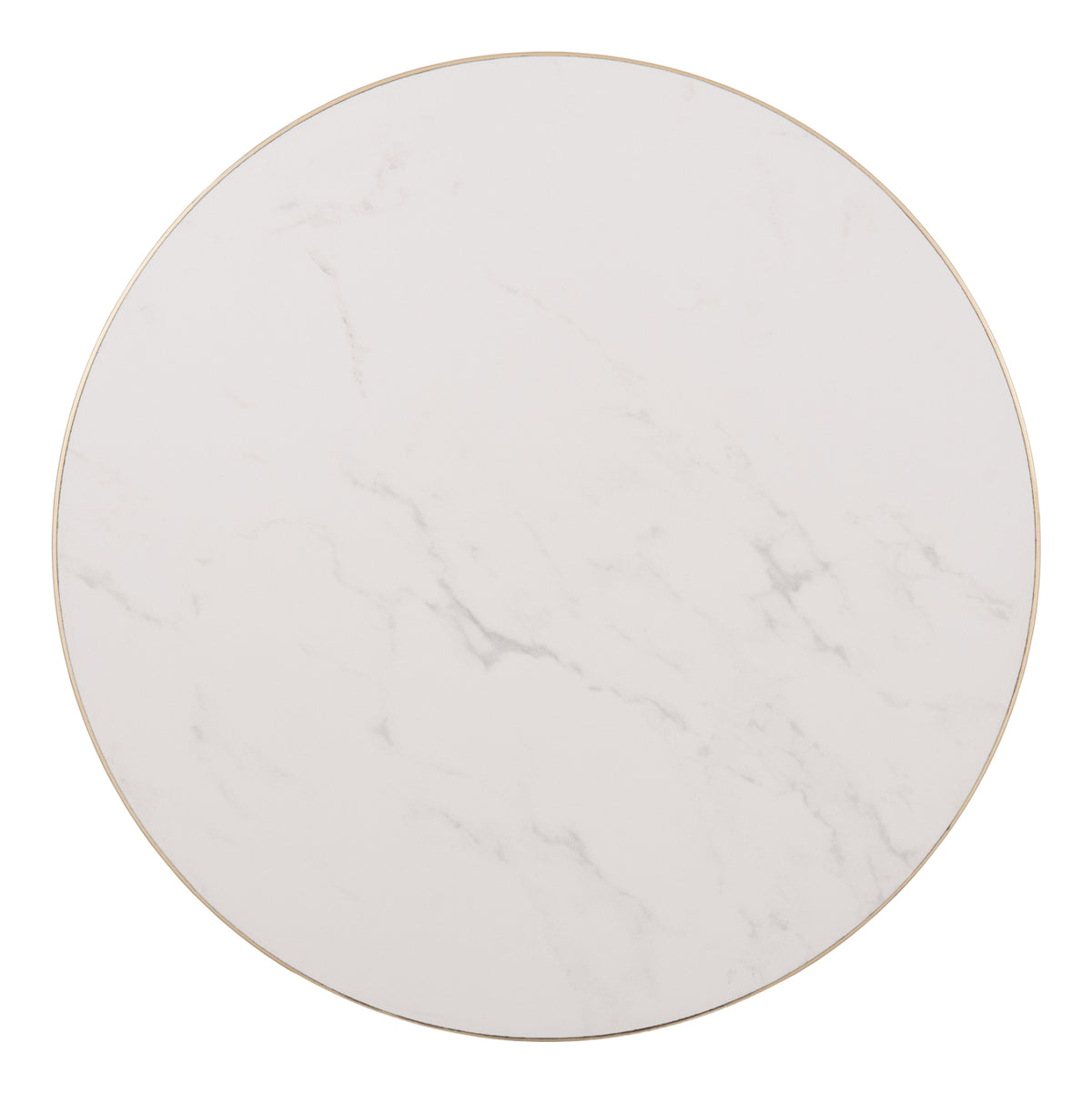 ΕΠΙΦΑΝΕΙΑ ΤΡΑΠΕΖΙΟΥ SINTERED STONE HM6653.12 ΜΕ ΠΛΑΙΣΙΟ ALU ΧΡΥΣΟ Φ70εκ.
