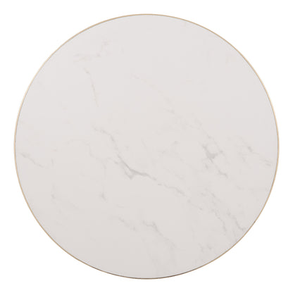 ΕΠΙΦΑΝΕΙΑ ΤΡΑΠΕΖΙΟΥ SINTERED STONE HM6653.12 ΜΕ ΠΛΑΙΣΙΟ ALU ΧΡΥΣΟ Φ70εκ.