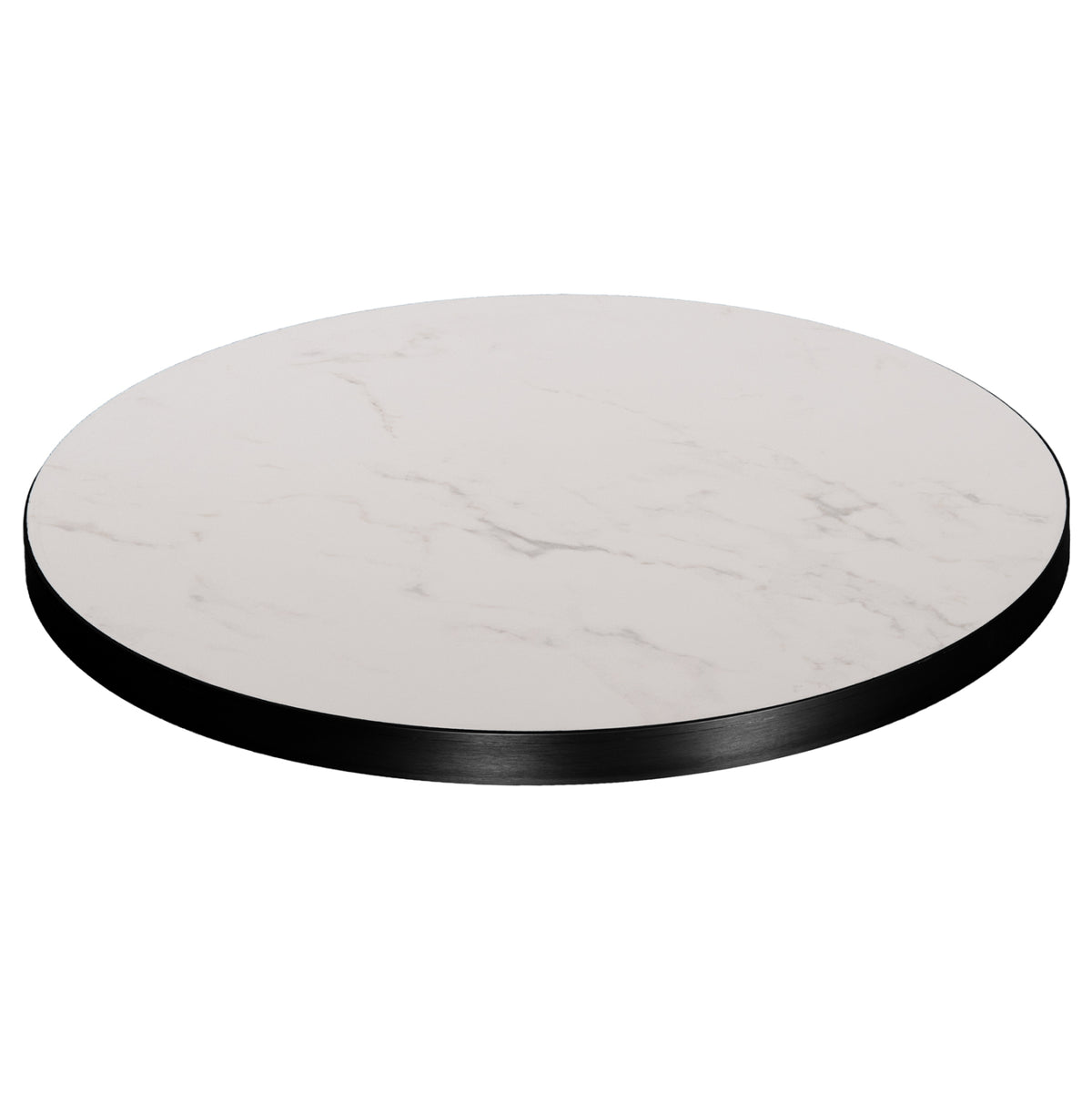 ΕΠΙΦΑΝΕΙΑ ΤΡΑΠΕΖΙΟΥ SINTERED STONE HM6653.02 ΜΕ ΠΛΑΙΣΙΟ ALU ΜΑΥΡΟ Φ70εκ.