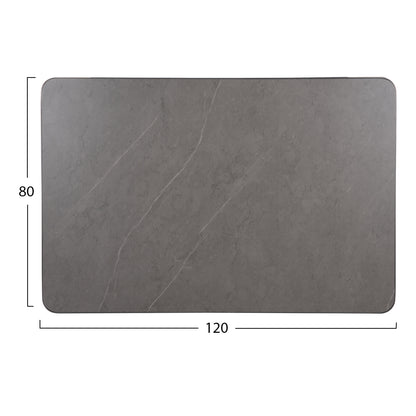 ΕΠΙΦΑΝΕΙΑ ΤΡΑΠΕΖΙΟΥ SINTERED STONE ΟΡΘΟΓΩΝΙΑ HM6656.05 ΓΚΡΙ ΜΑΡΜΑΡΟ 120x80εκ.