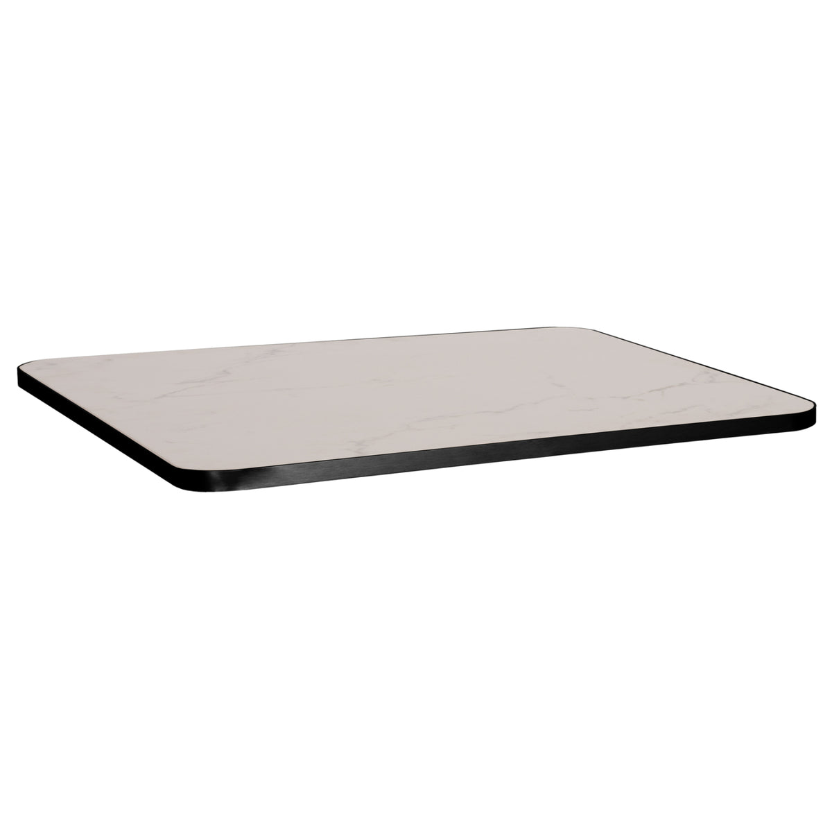 ΕΠΙΦΑΝΕΙΑ ΤΡΑΠΕΖΙΟΥ SINTERED STONE ΟΡΘΟΓΩΝΙΑ HM6656.02 ΠΛΑΙΣΙΟ ALU ΜΑΥΡΟ 120x80εκ.