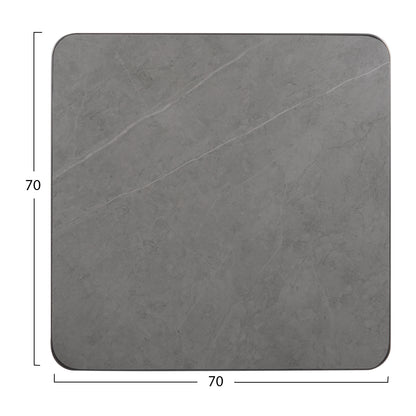 ΕΠΙΦΑΝΕΙΑ ΤΡΑΠΕΖΙΟΥ SINTERED STONE ΤΕΤΡΑΓΩΝΗ HM6654.05 ΓΚΡΙ ΜΑΡΜΑΡΟ 70x70εκ.